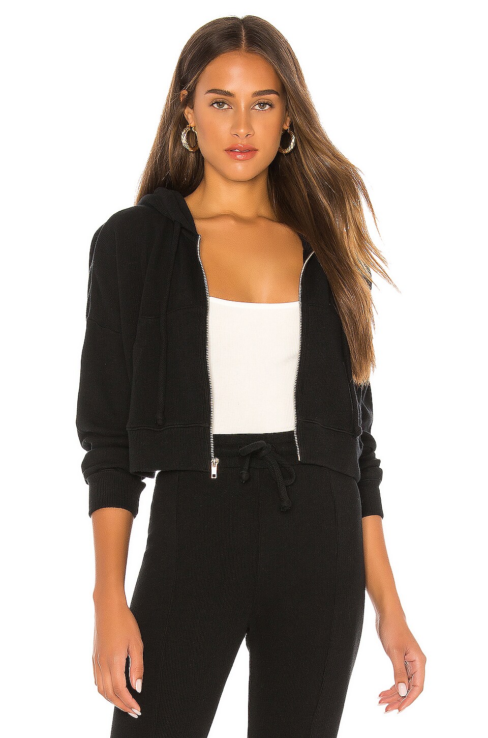 Wildfox Couture Kinley Hoodie in Clean Black | REVOLVE