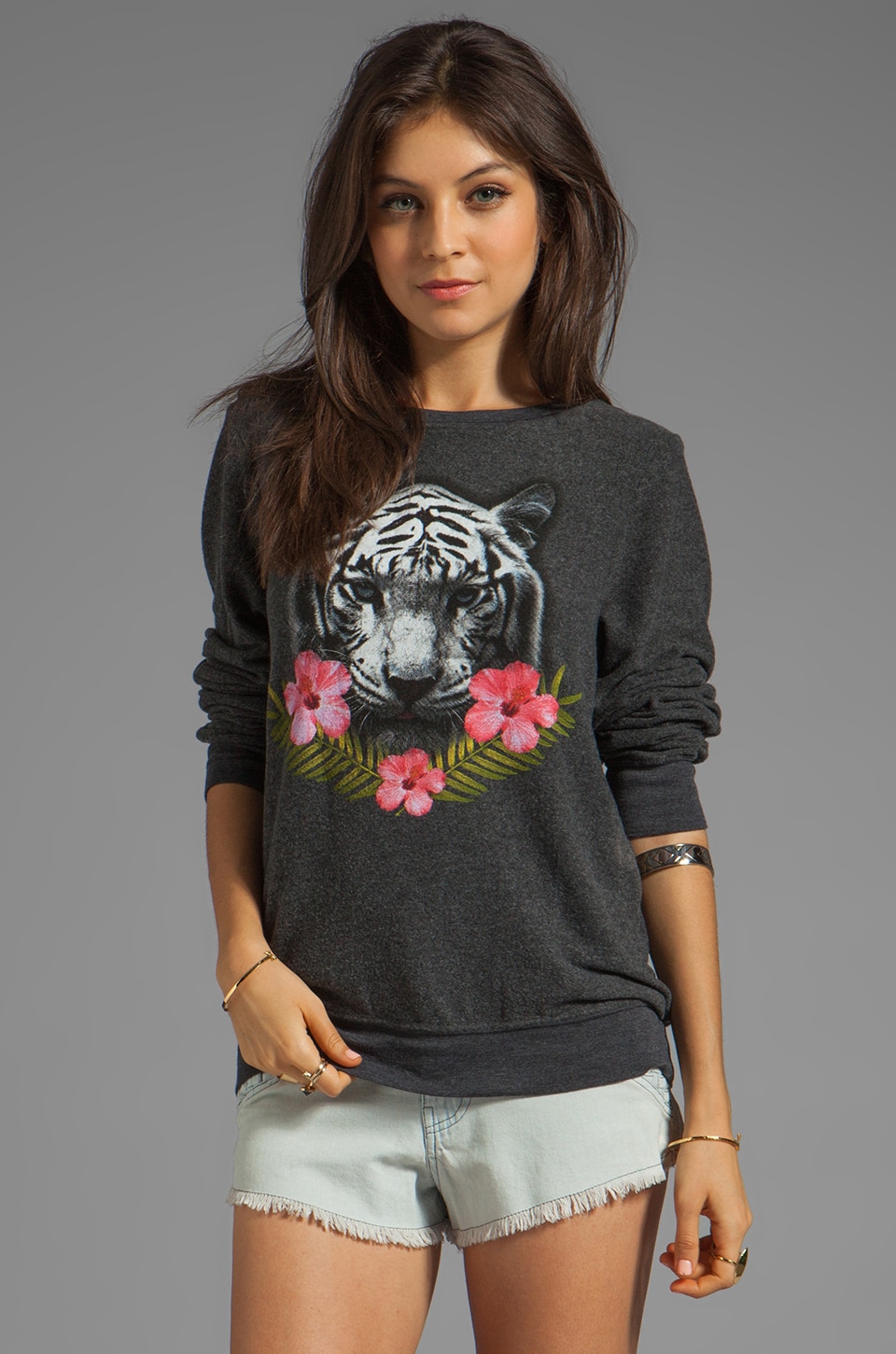 wildfox tiger sweatshirt