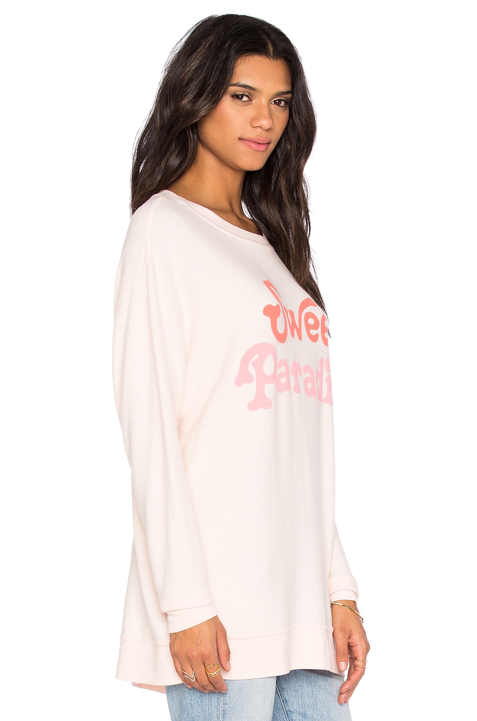 Wildfox Couture Sweet Paradise Sweatshirt in Chapstick | REVOLVE