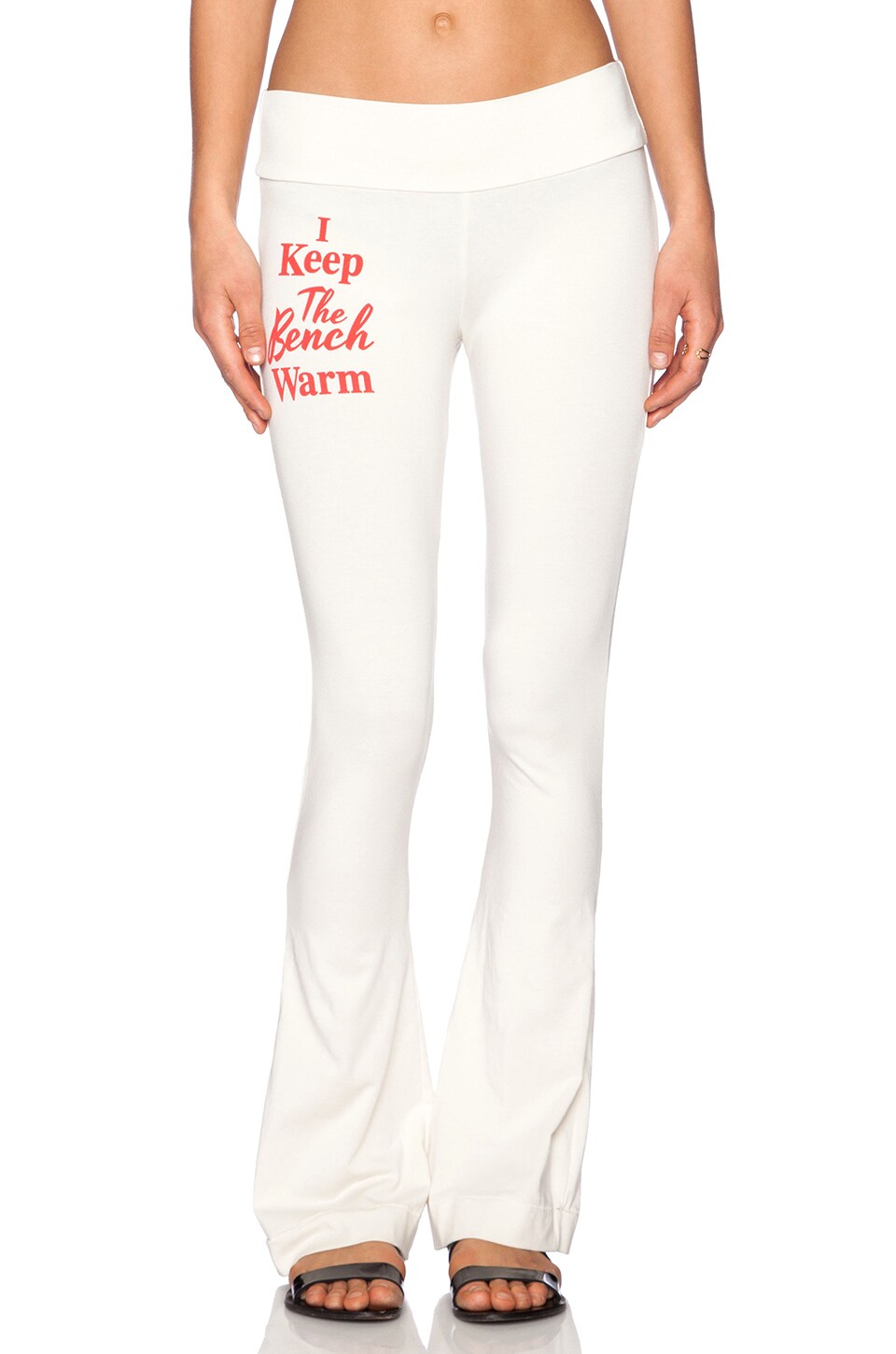 Wildfox Couture Bench Warmer Yoga Pant In Vintage Lace Revolve