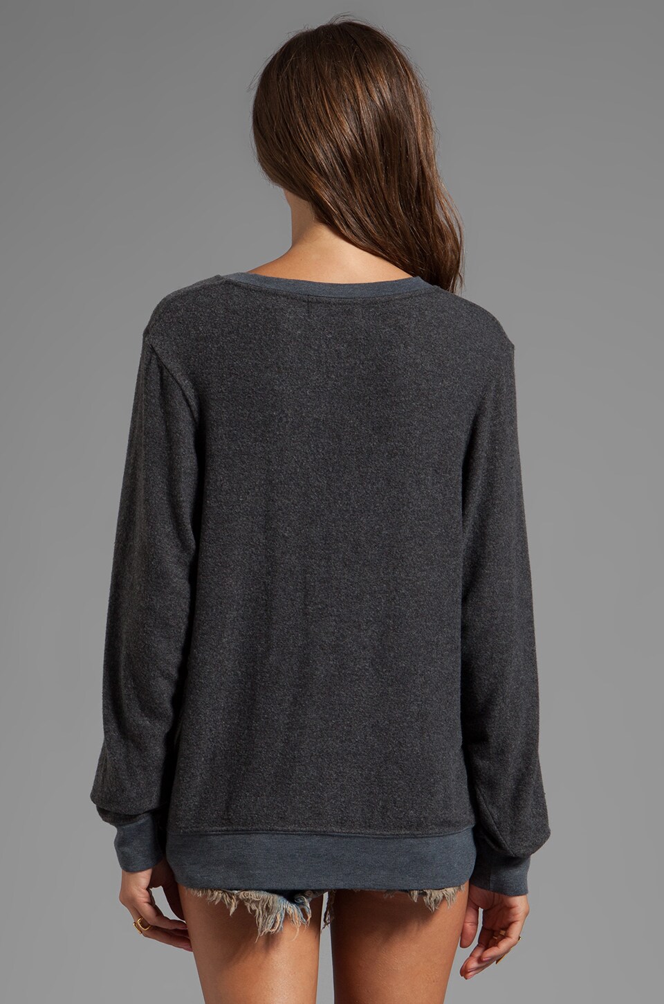 Wildfox Couture Take Me To Paris Sweater in Dirty Black
