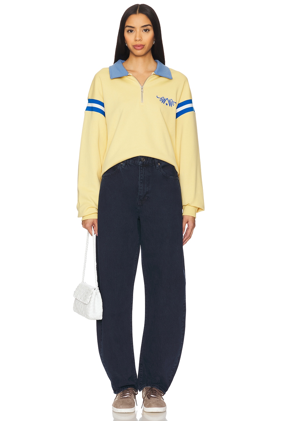Quarter Zip Long Sleeve Polo
