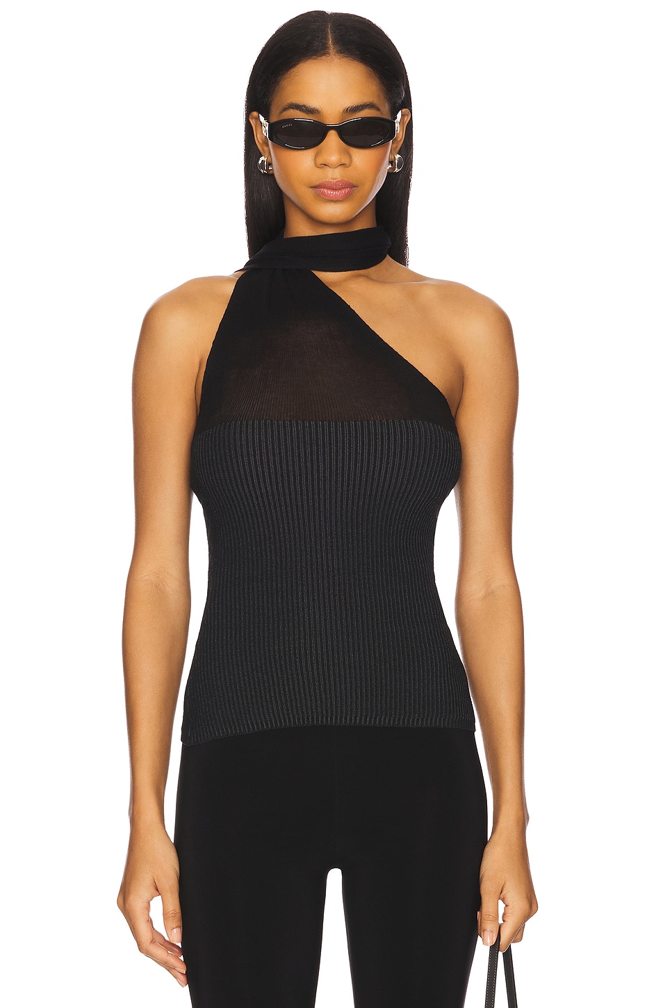 With Jean Larissa Top in Black | REVOLVE