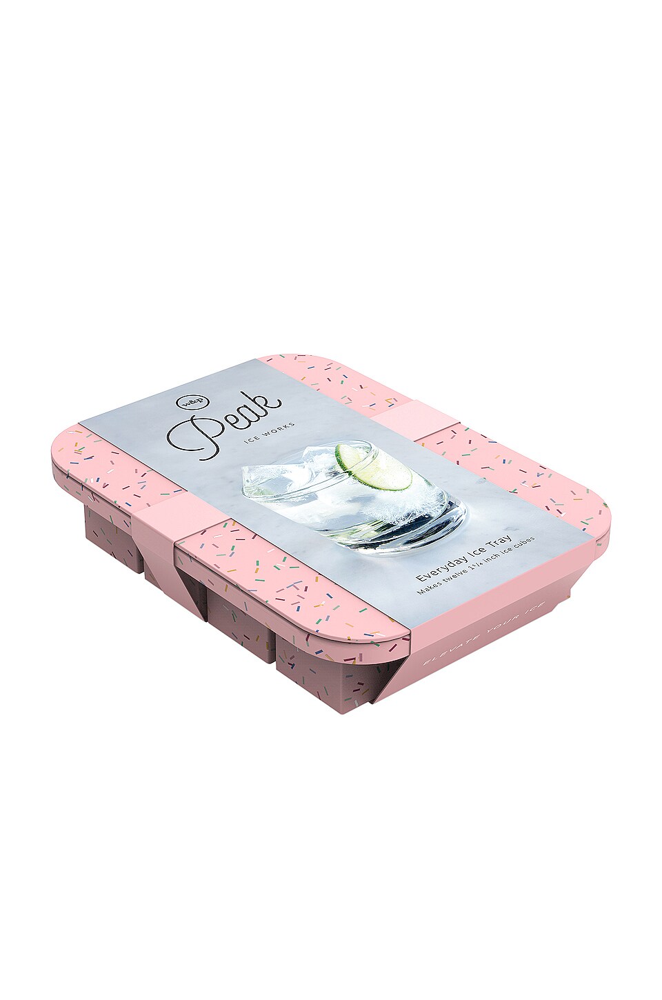 w&p Everyday Ice Tray in Pink Speckle