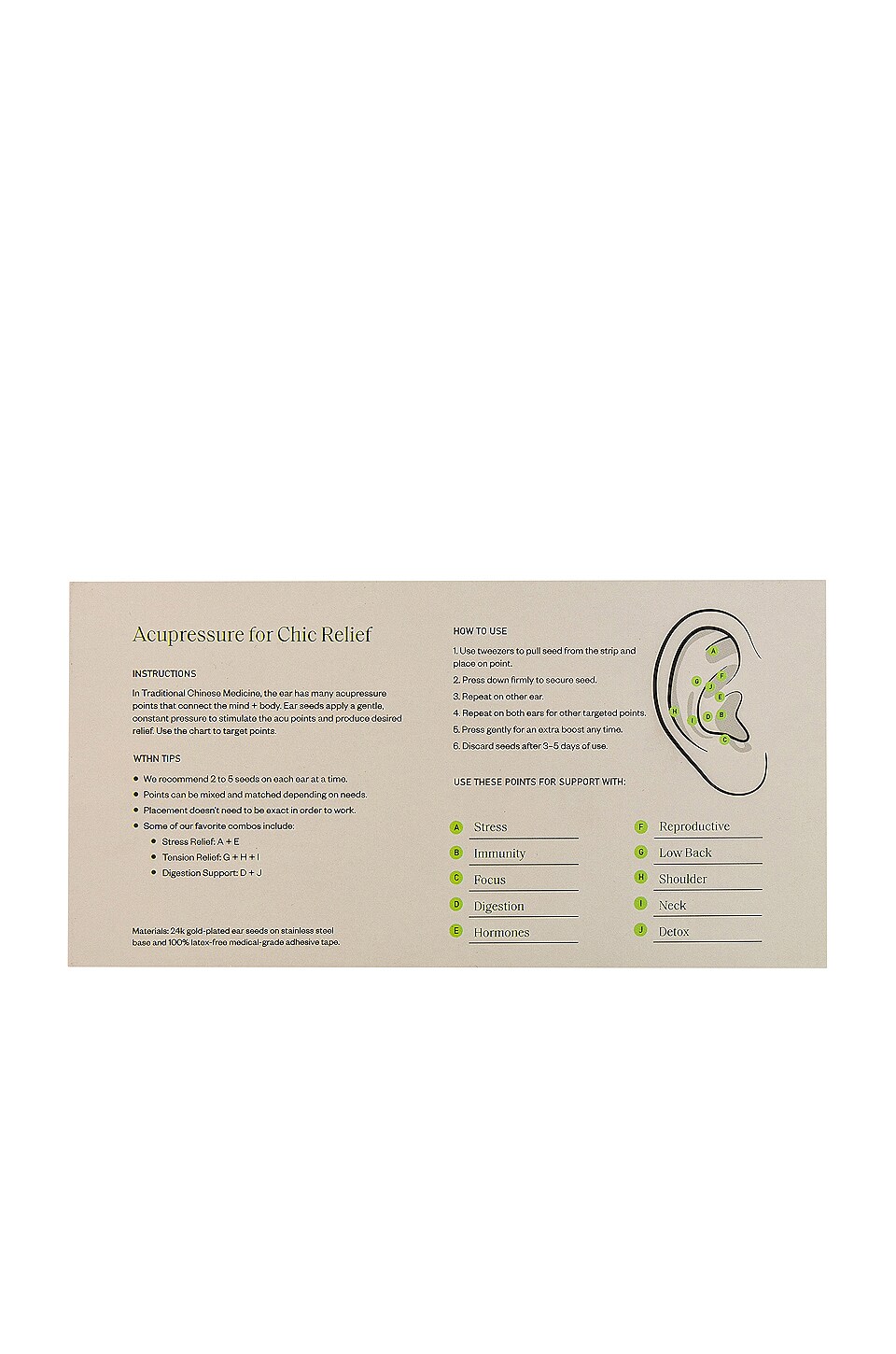 Revoive WTHN x Revolve Ear Seed Kit | REVOLVE