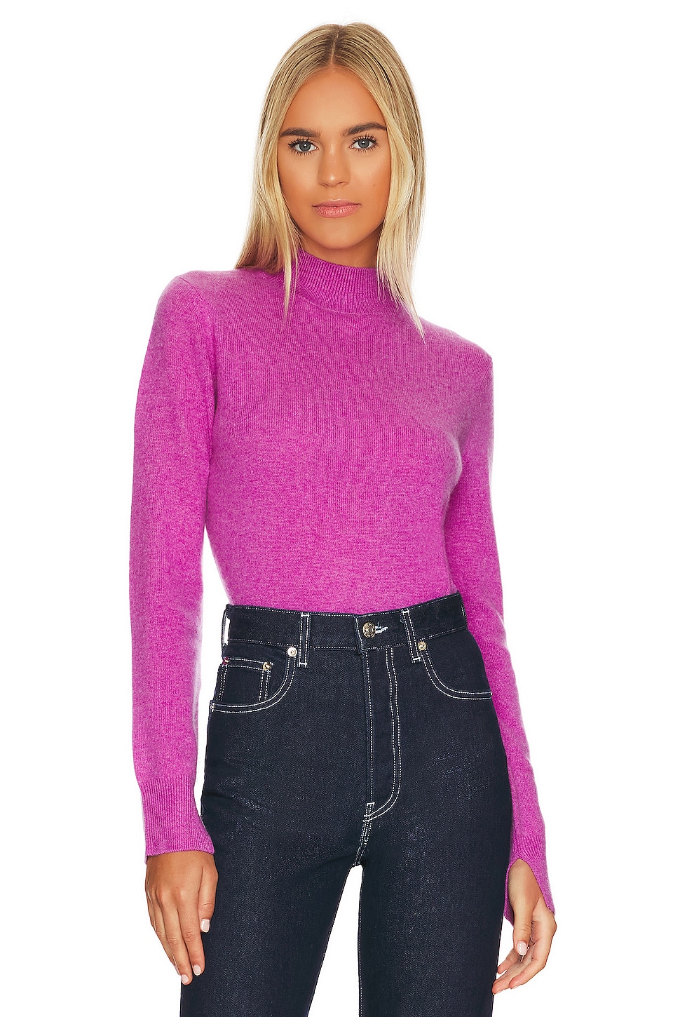 Image 1 of Cashmere Sweater in Amethyst
