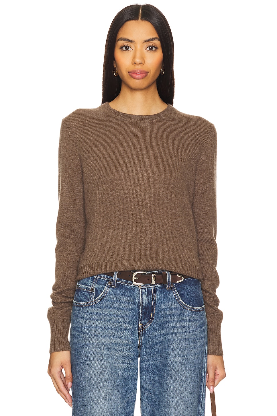 White + Warren Cashmere Shrunken Crewneck