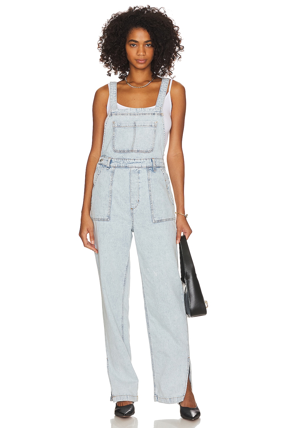 WeWoreWhat スリットスラウチオーバーオール