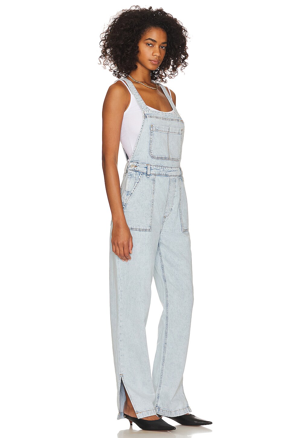 WeWoreWhat スリットスラウチオーバーオール