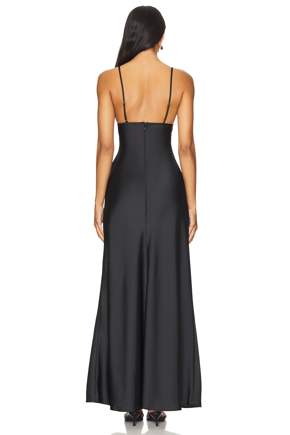 WeWoreWhat Lace Slip Maxi Dress in Black | REVOLVE