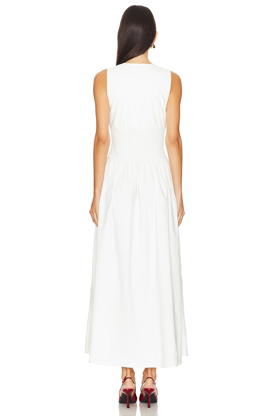 ROBE BUTTON FRONT SCALLOP