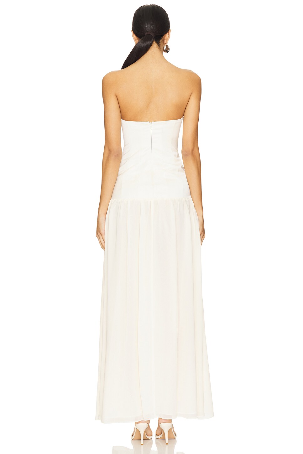 Corset Sheer Midi Dress