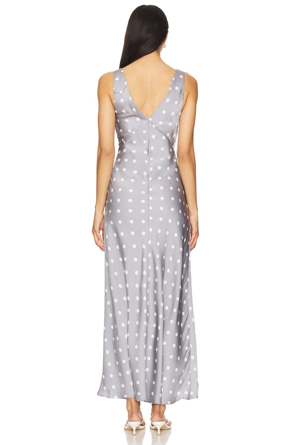 Ruched Cup Slip Maxi Dress