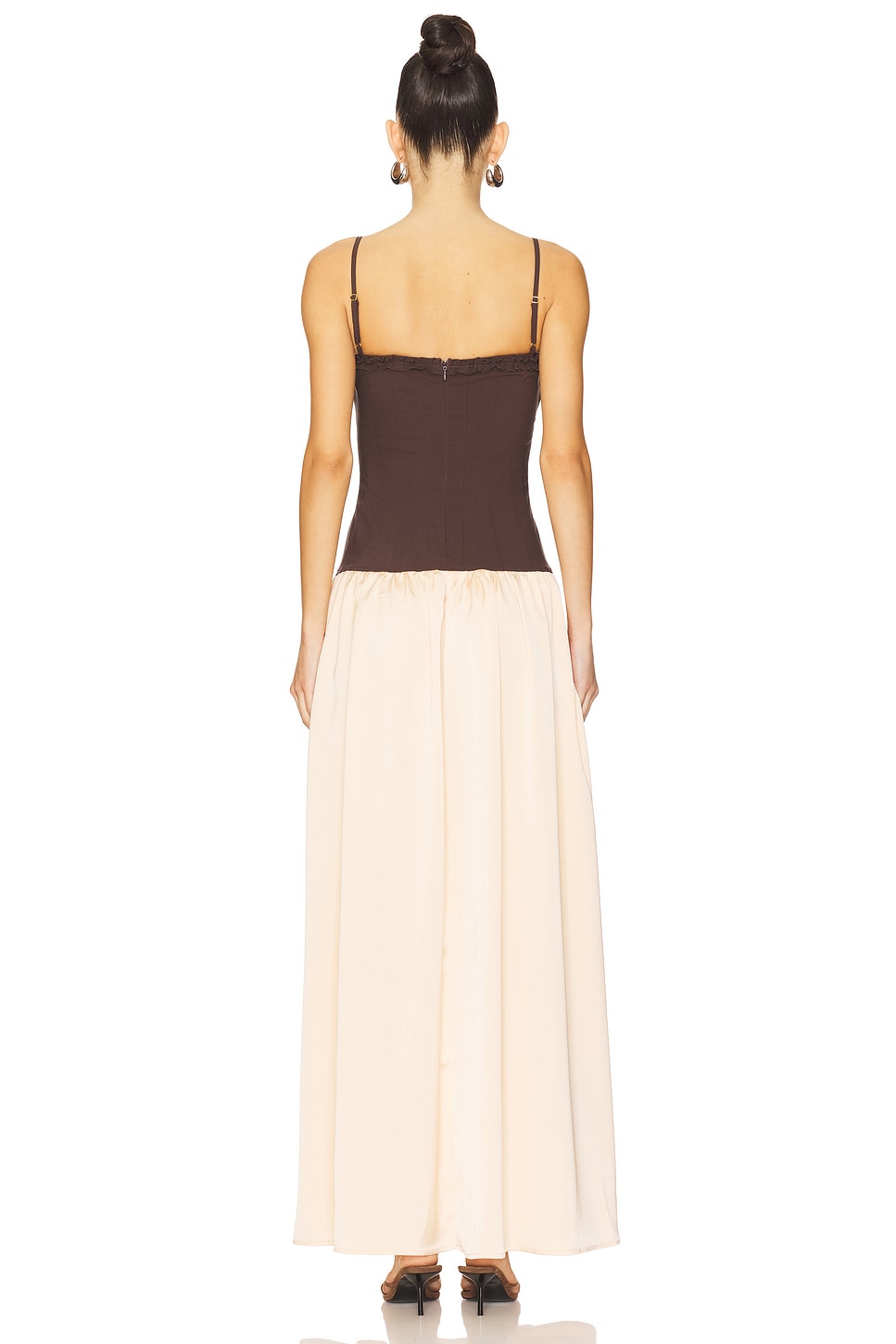 Ruffle Corset Maxi Dress