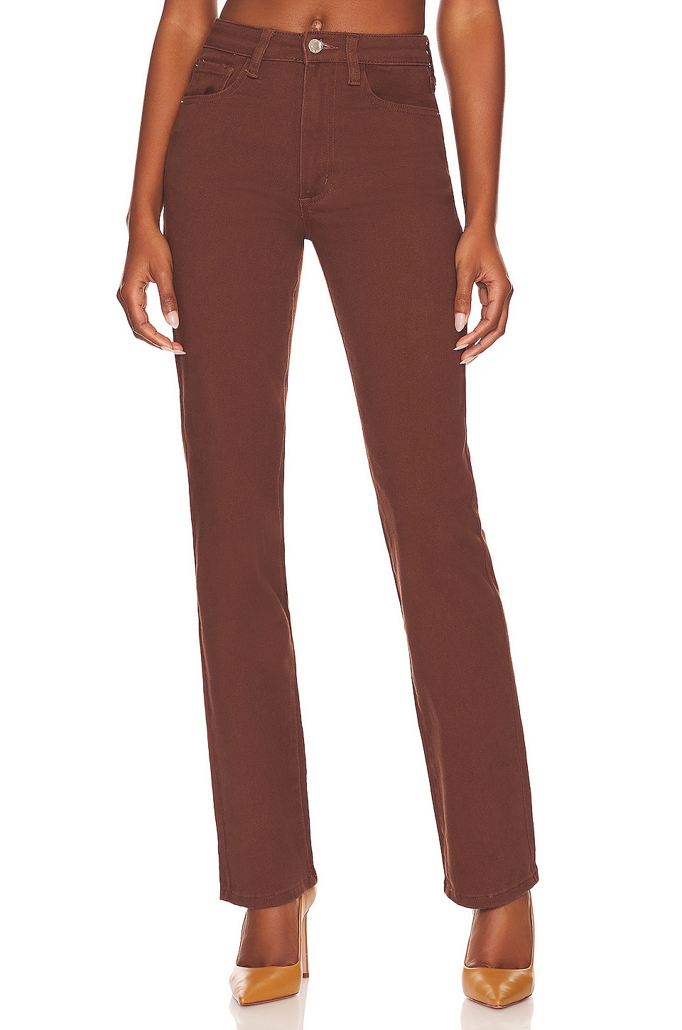 WEWOREWHAT Ribbed Flare Pants