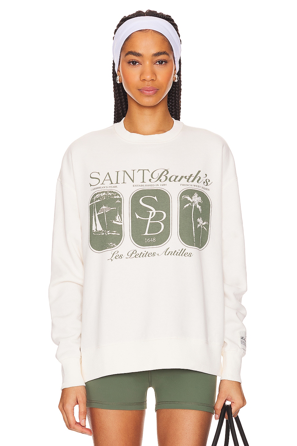 Oversized Crewneck Sweatshirt - Thumbnail 1
