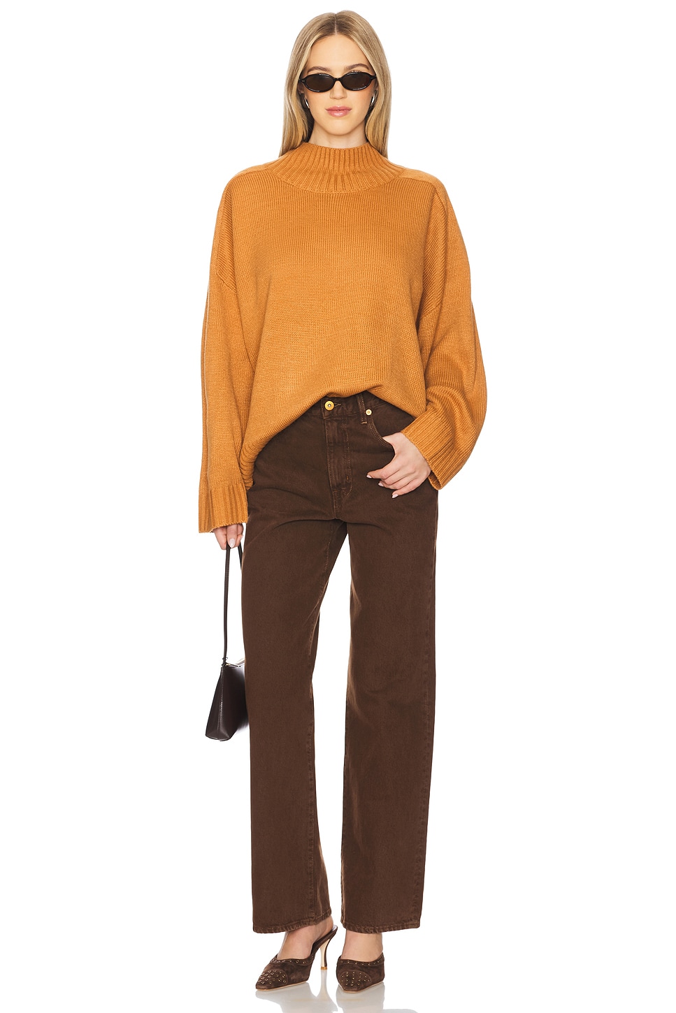 Oversized Funnel Neck Sweater