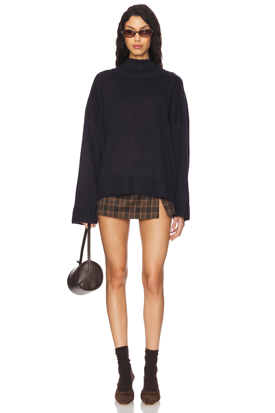 Oversized Funnel Neck Sweater