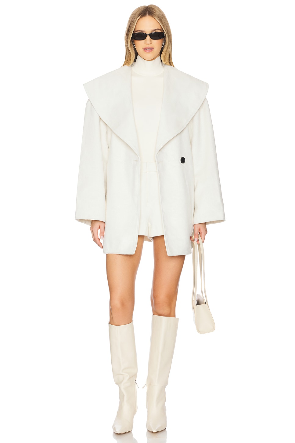 Oversized Shawl Collar Coat by Victor Alfaro x RTR | Rent