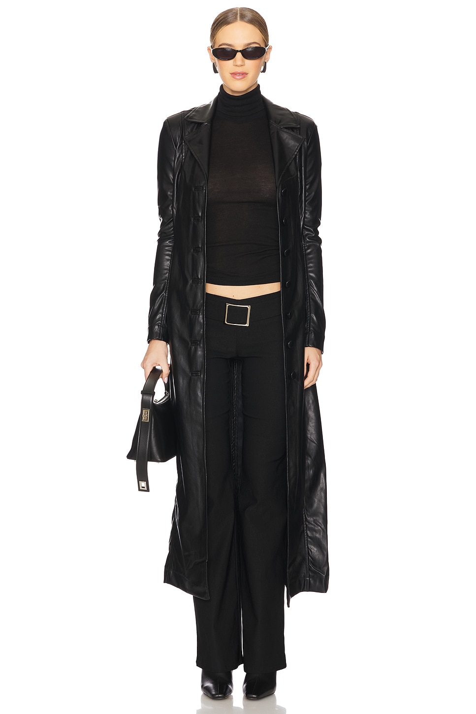 Slim Faux Leather Jacket