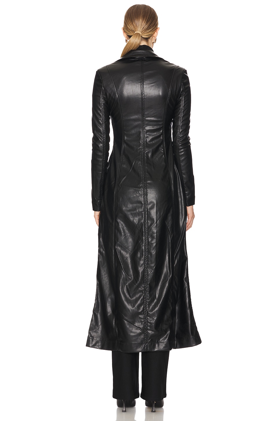 Slim Faux Leather Jacket