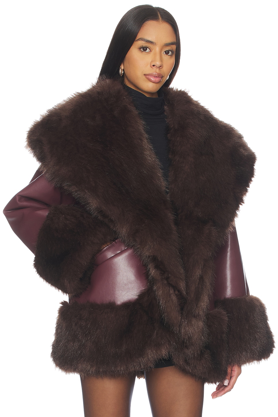 WeWoreWhat - x REVOLVE Cocoon Faux Fur Jacket | Plush