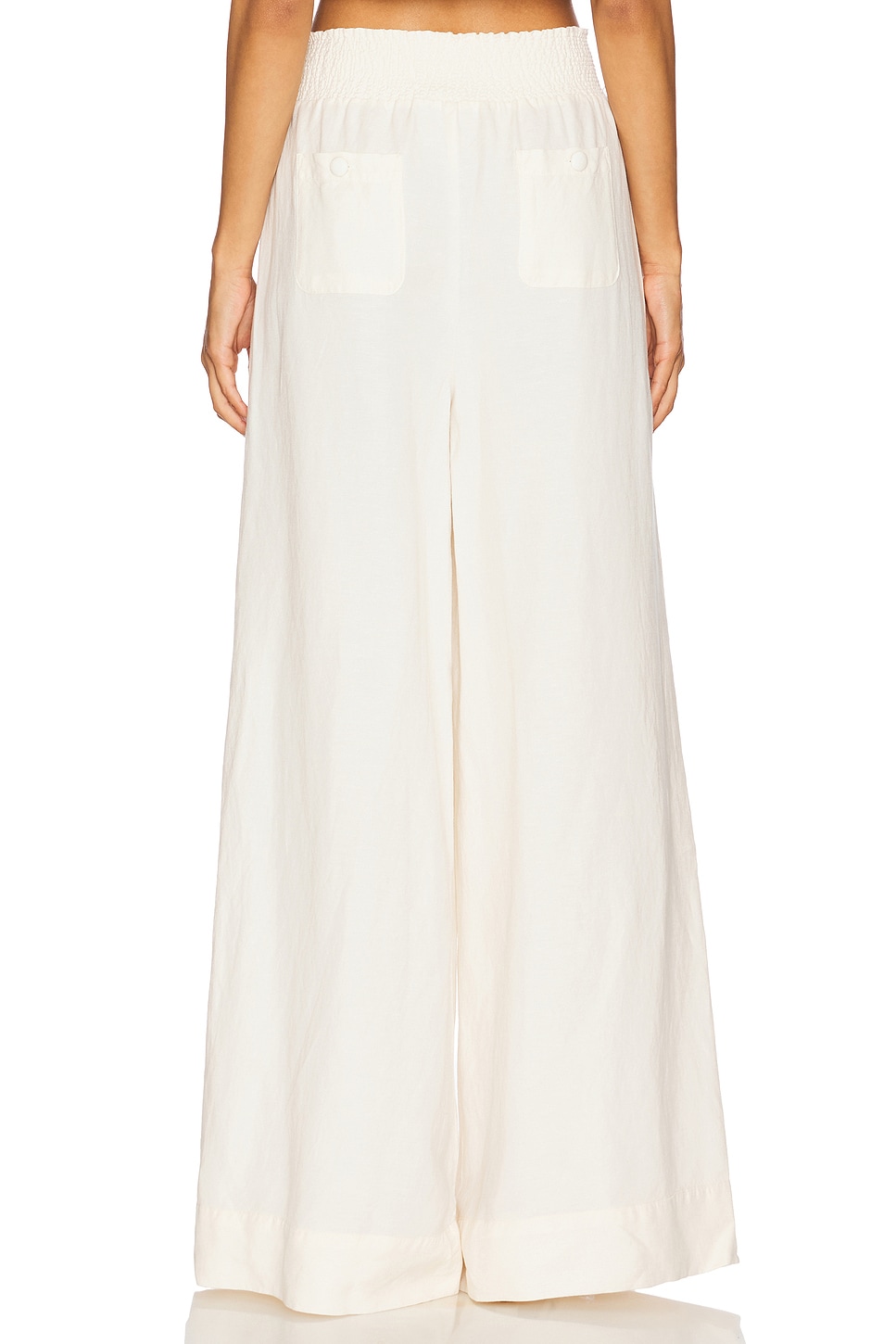 WeWoreWhat Button Front Palazzo Pant thumbnail