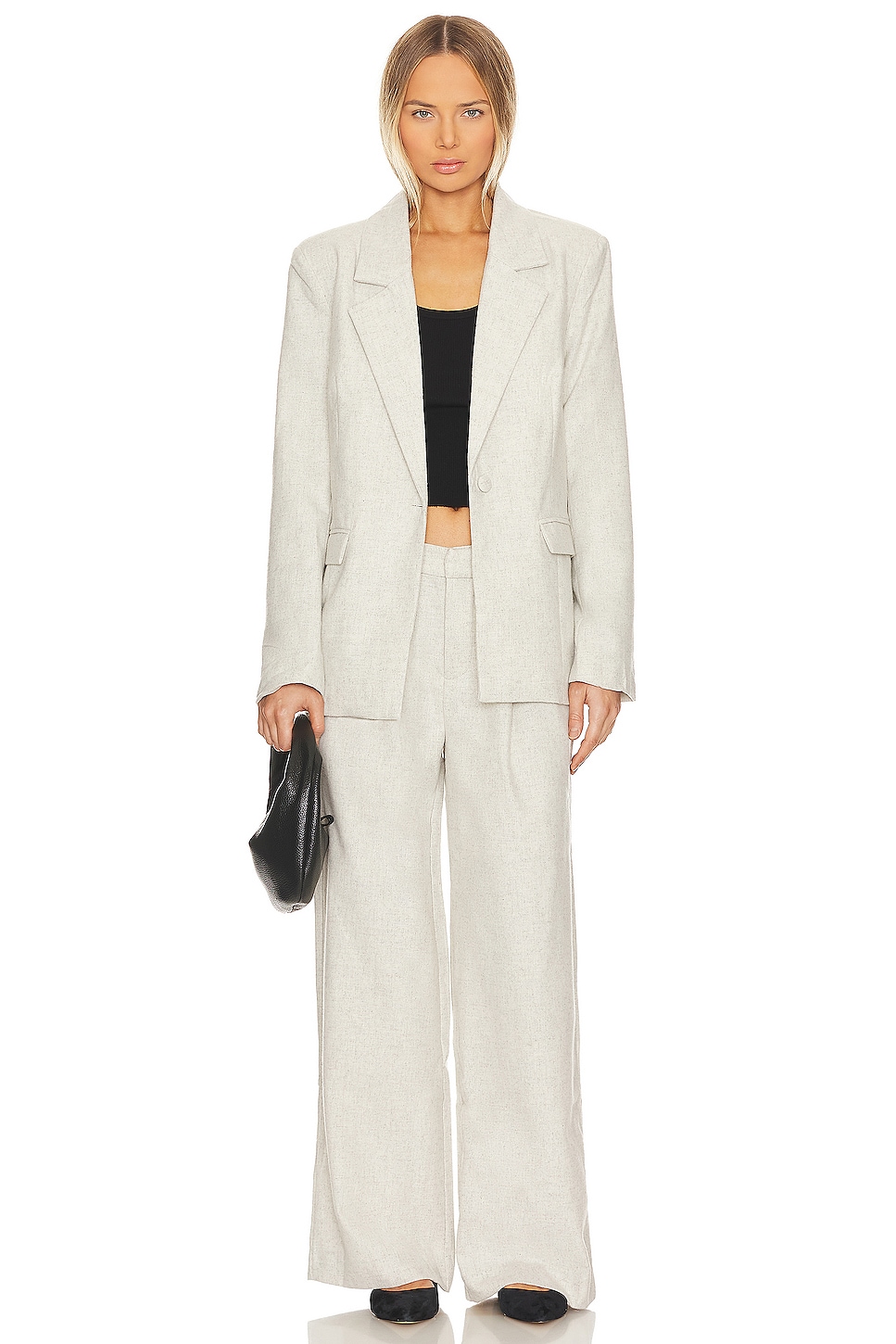 WeWoreWhat Low Rise Wool Trousers thumbnail