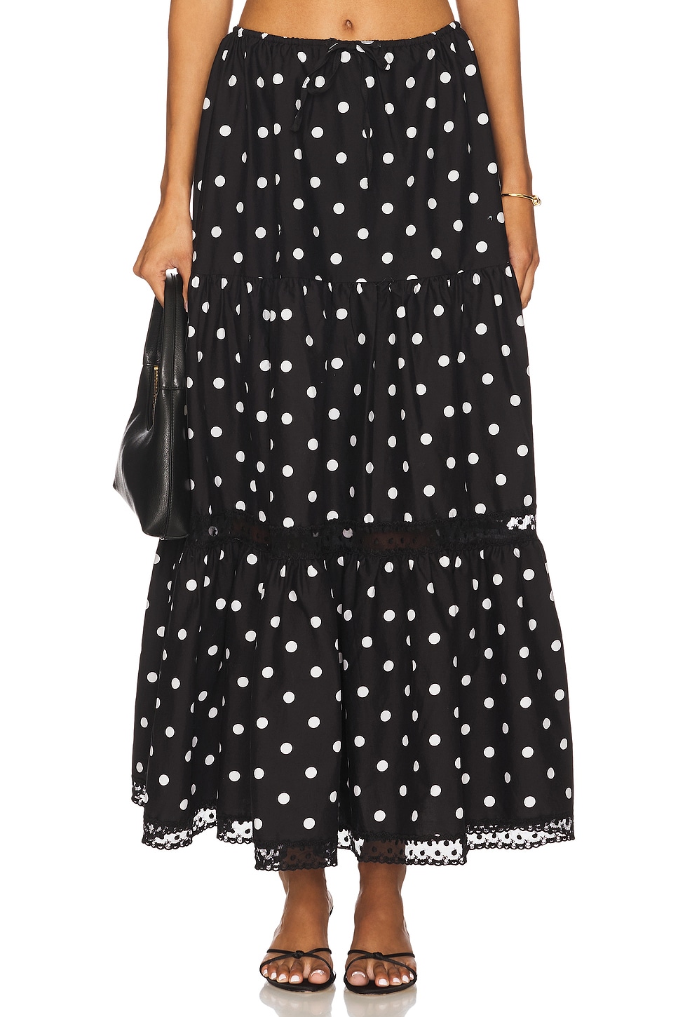 x REVOLVE Midi Pull On Skirt