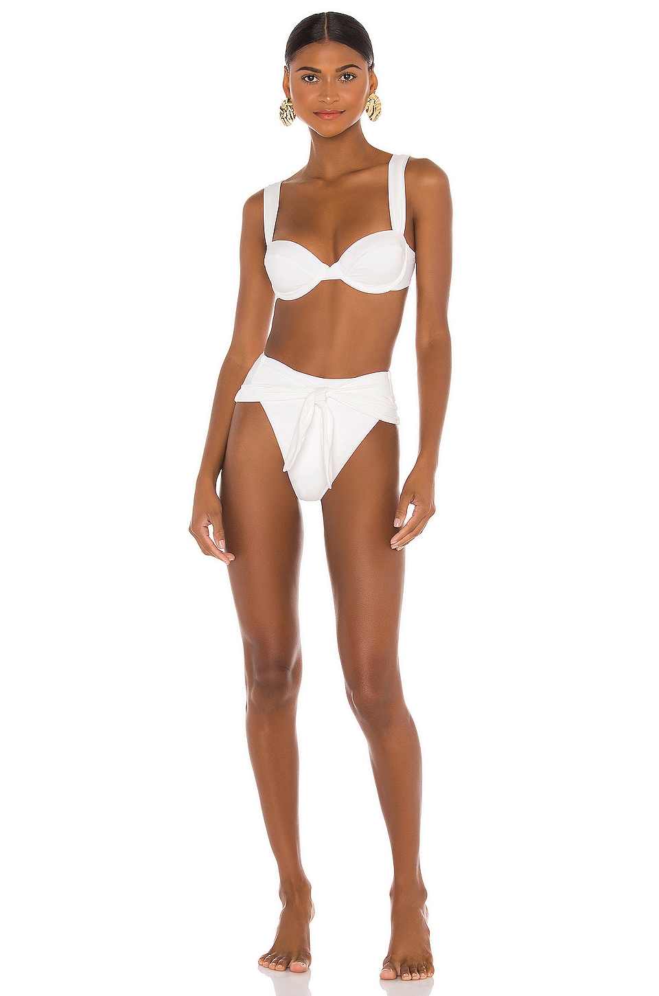 Riviera Bikini Bottom in White