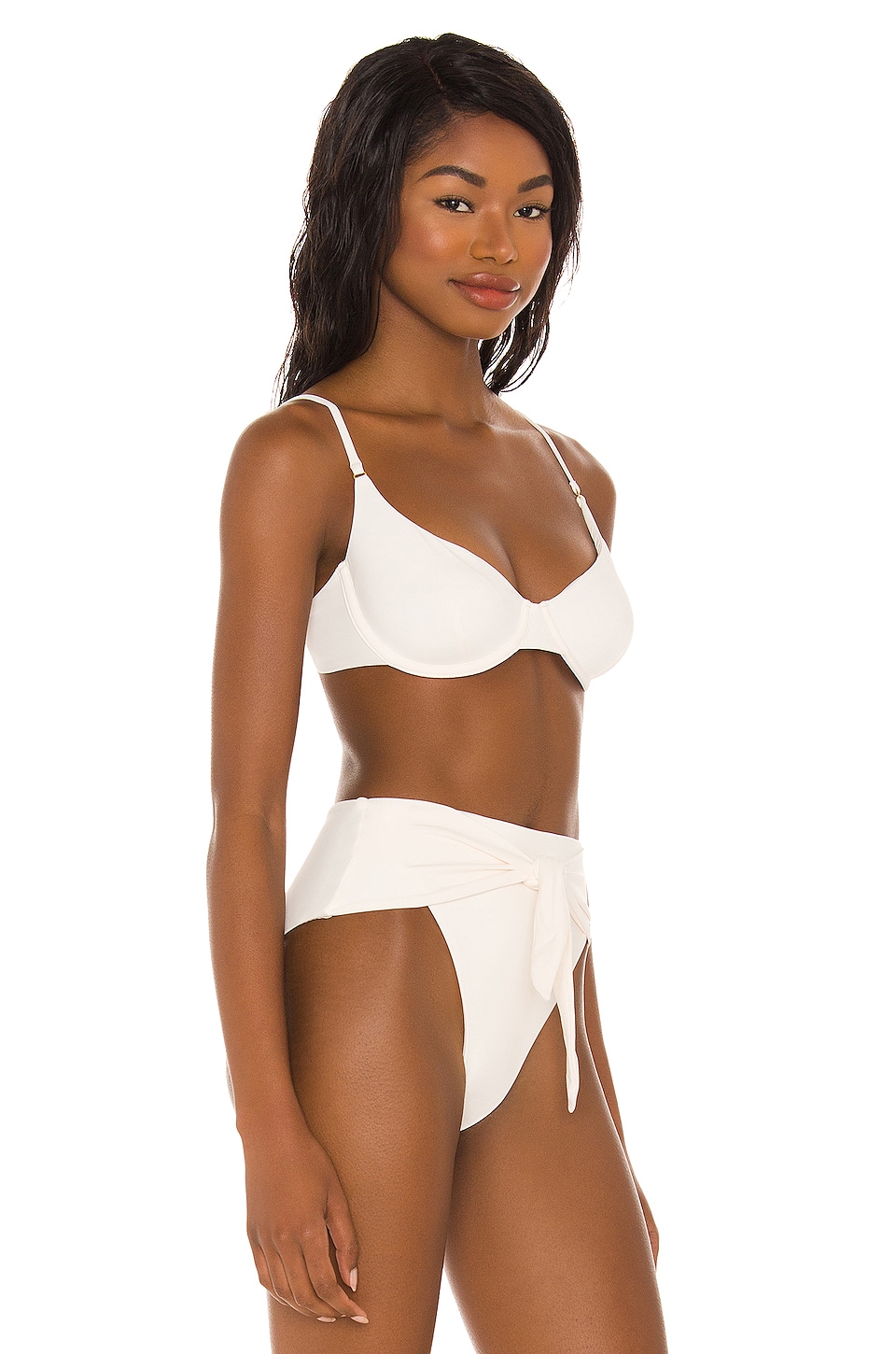 WeWoreWhat Vintage Bra Bikini Top in Off White