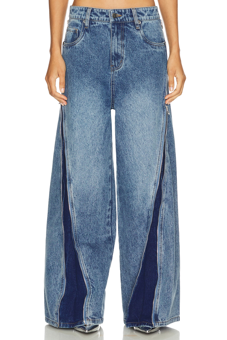 Wynn Hamlyn Zipper Jeans