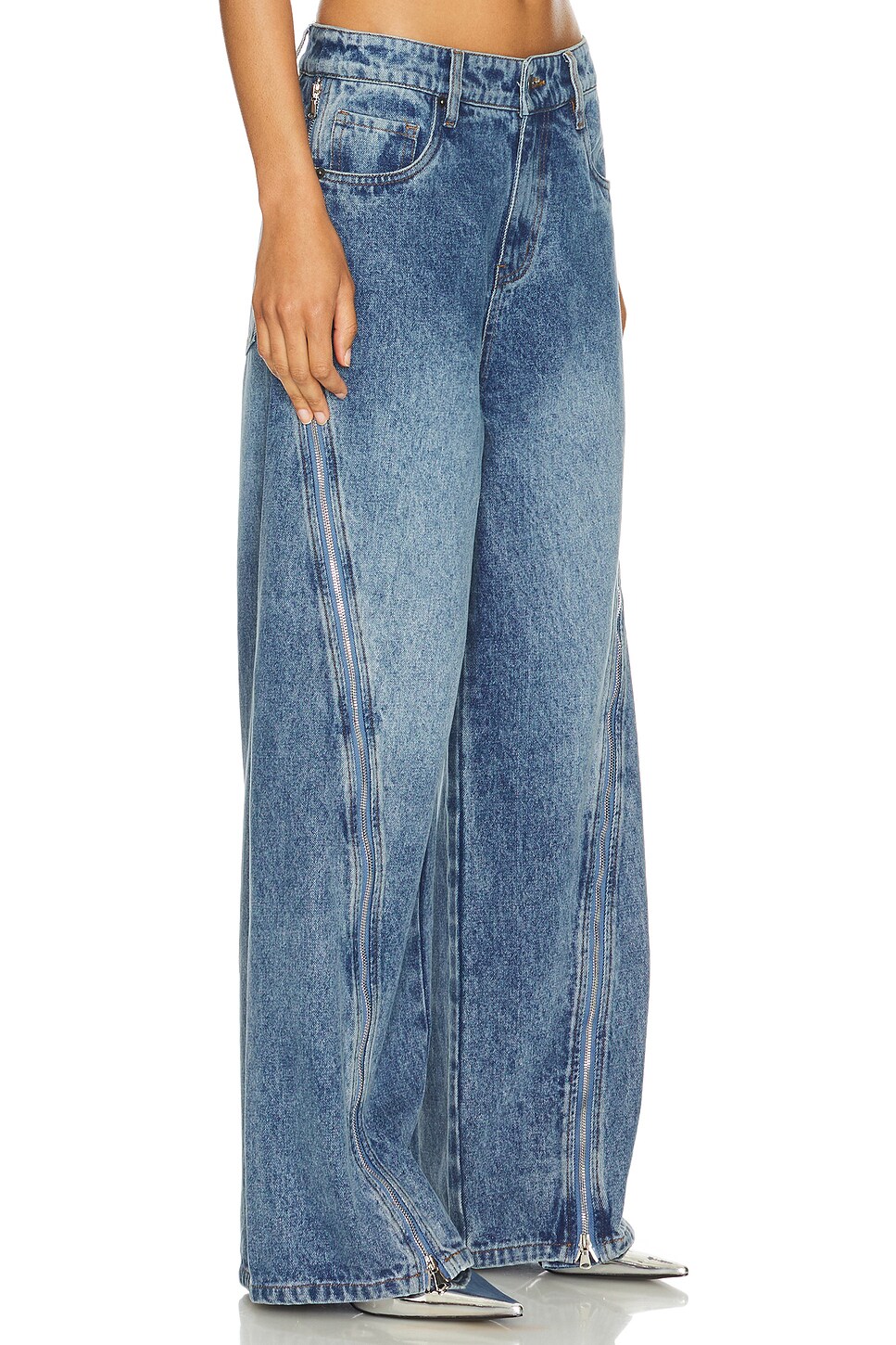Wynn Hamlyn Zipper Jeans