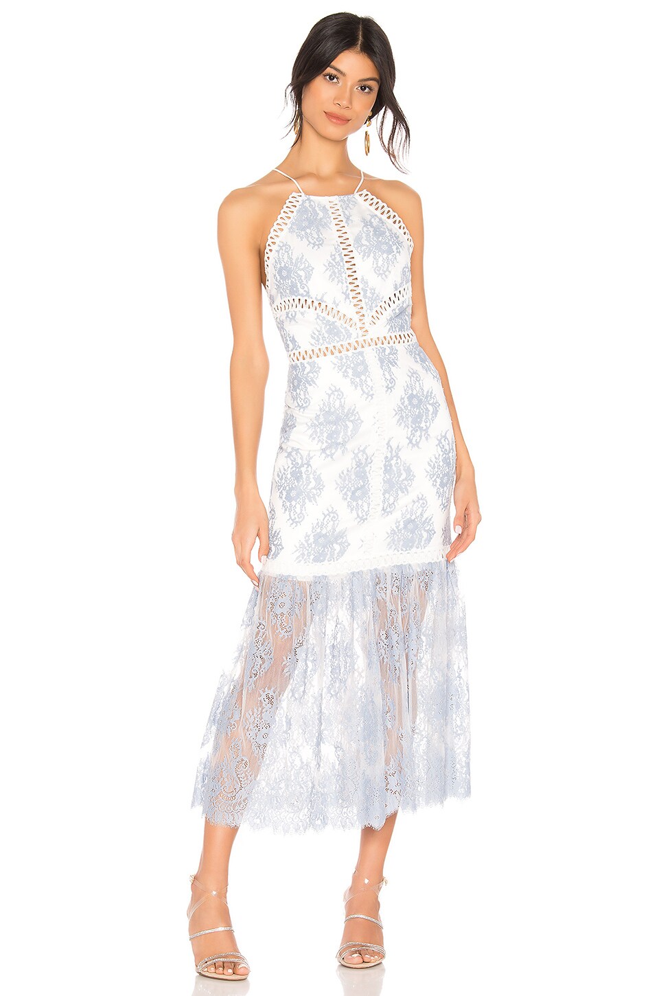 revolve embroidered dress