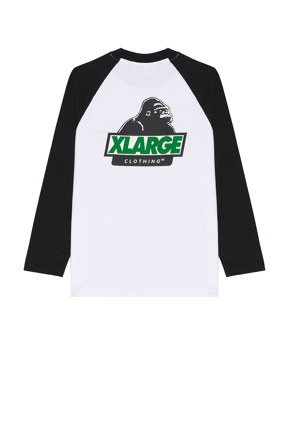 XLARGE Slanted OG Raglan Long Sleeve Tee in Black | REVOLVE