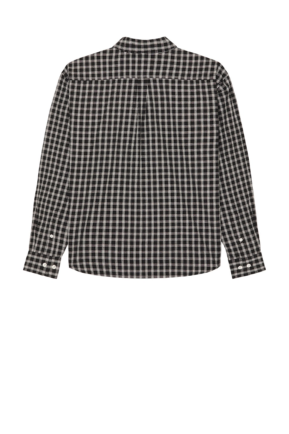 Patch Logo Plaid Shirt - Thumbnail 2