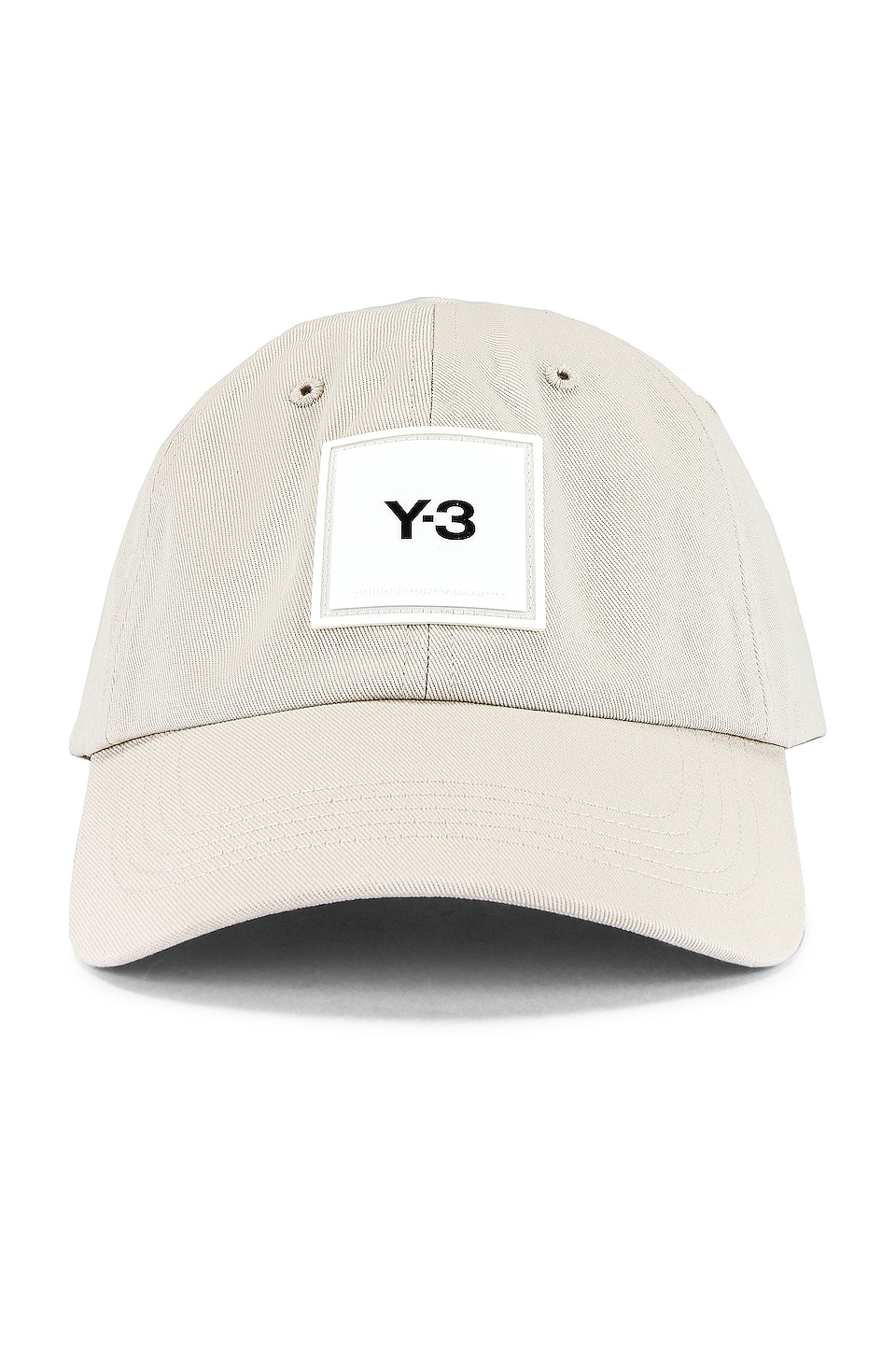 Y-3 Yohji Yamamoto Square Label Cap in Clear Brown | REVOLVE