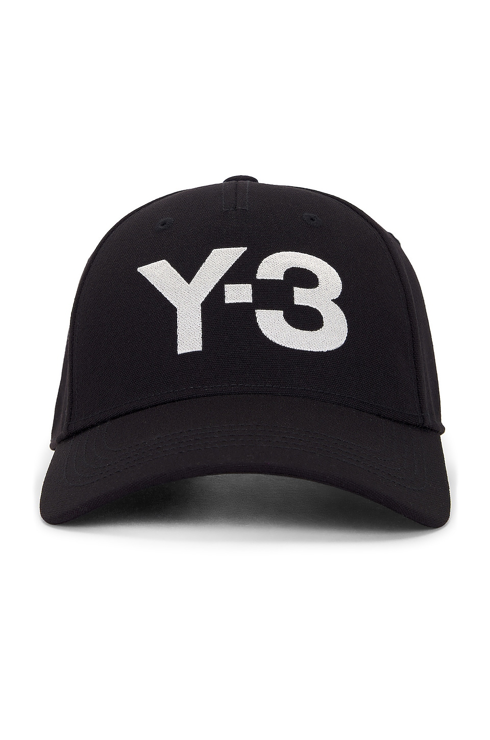 Y-3 Yohji Yamamoto Logo Cap in black | REVOLVE