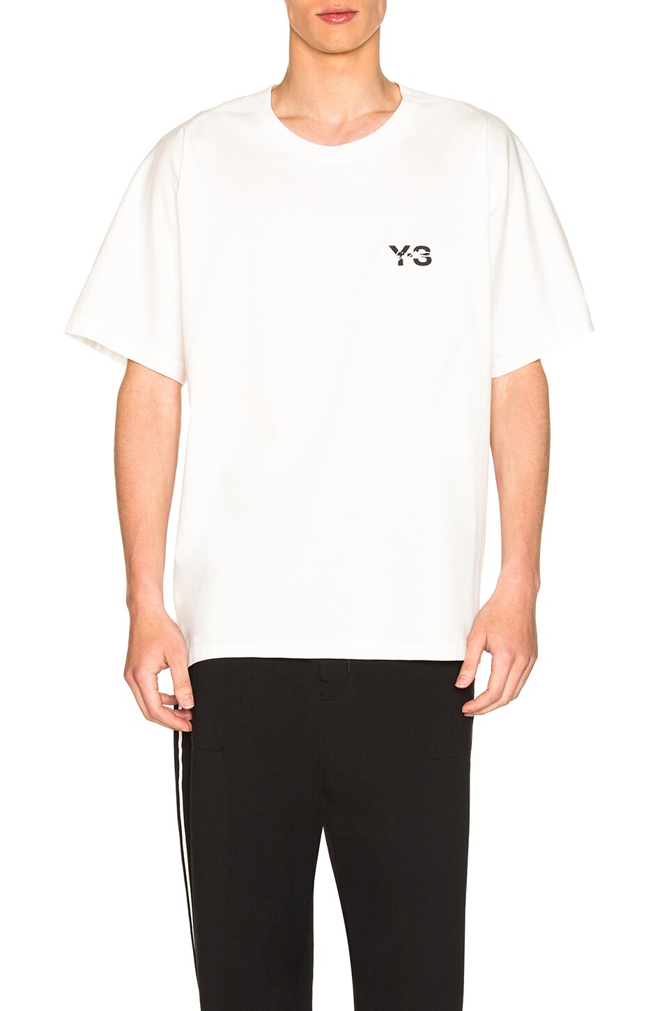 y3 white t shirt