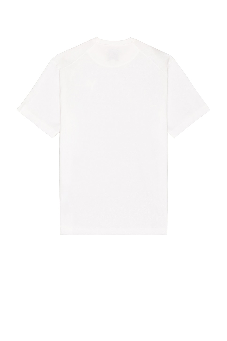 Y-3 Yohji Yamamoto Chest Logo Tee in Core White