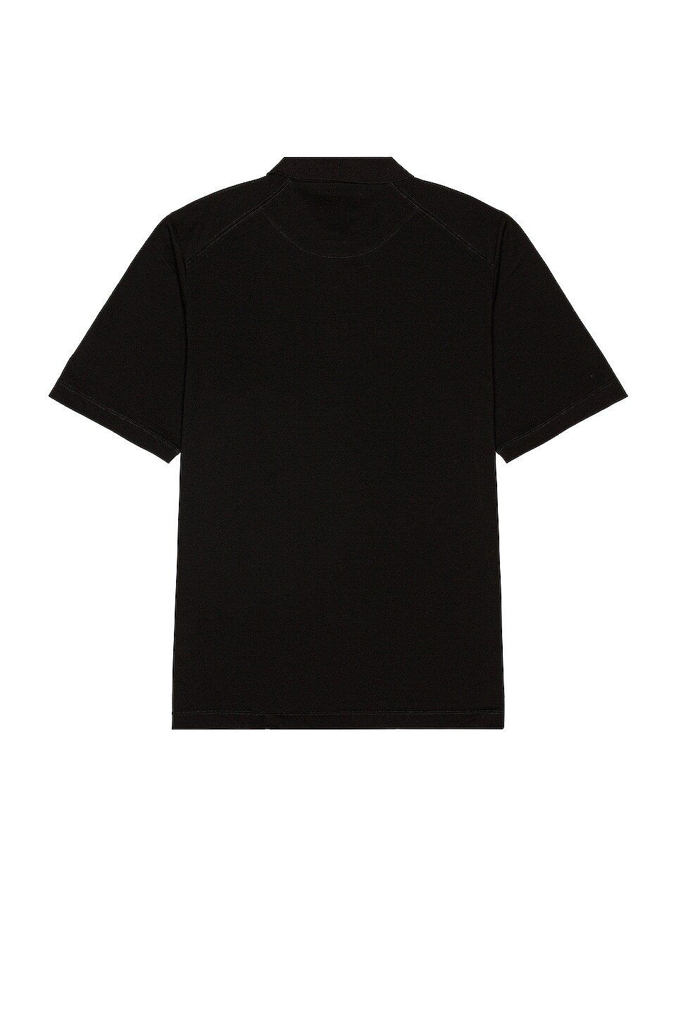 Y-3 Yohji Yamamoto Classic Pique Polo in Black