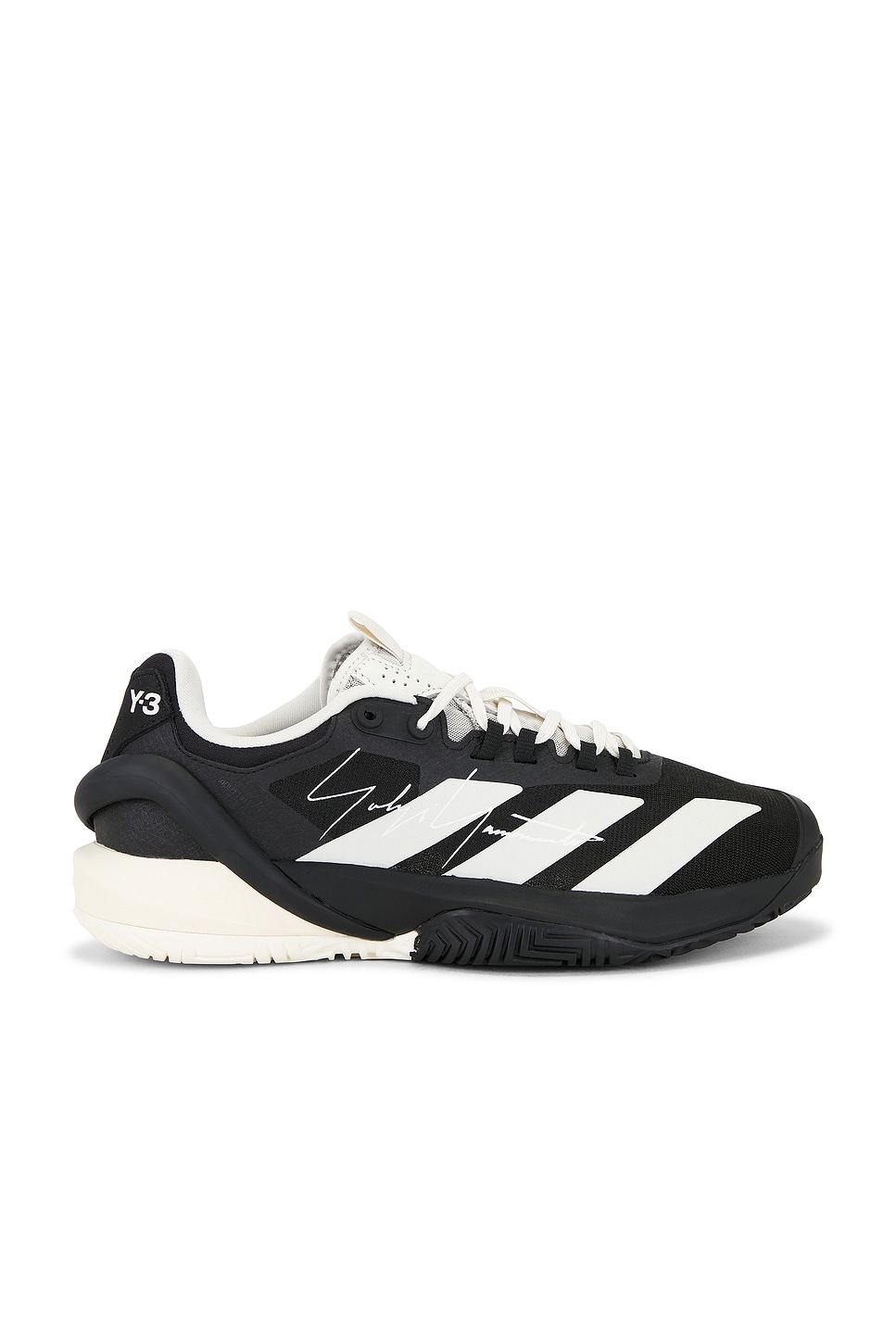 Y-3 Tennis Capsule Adizero Cybersonic 2 Sneaker in Black & Orbit
