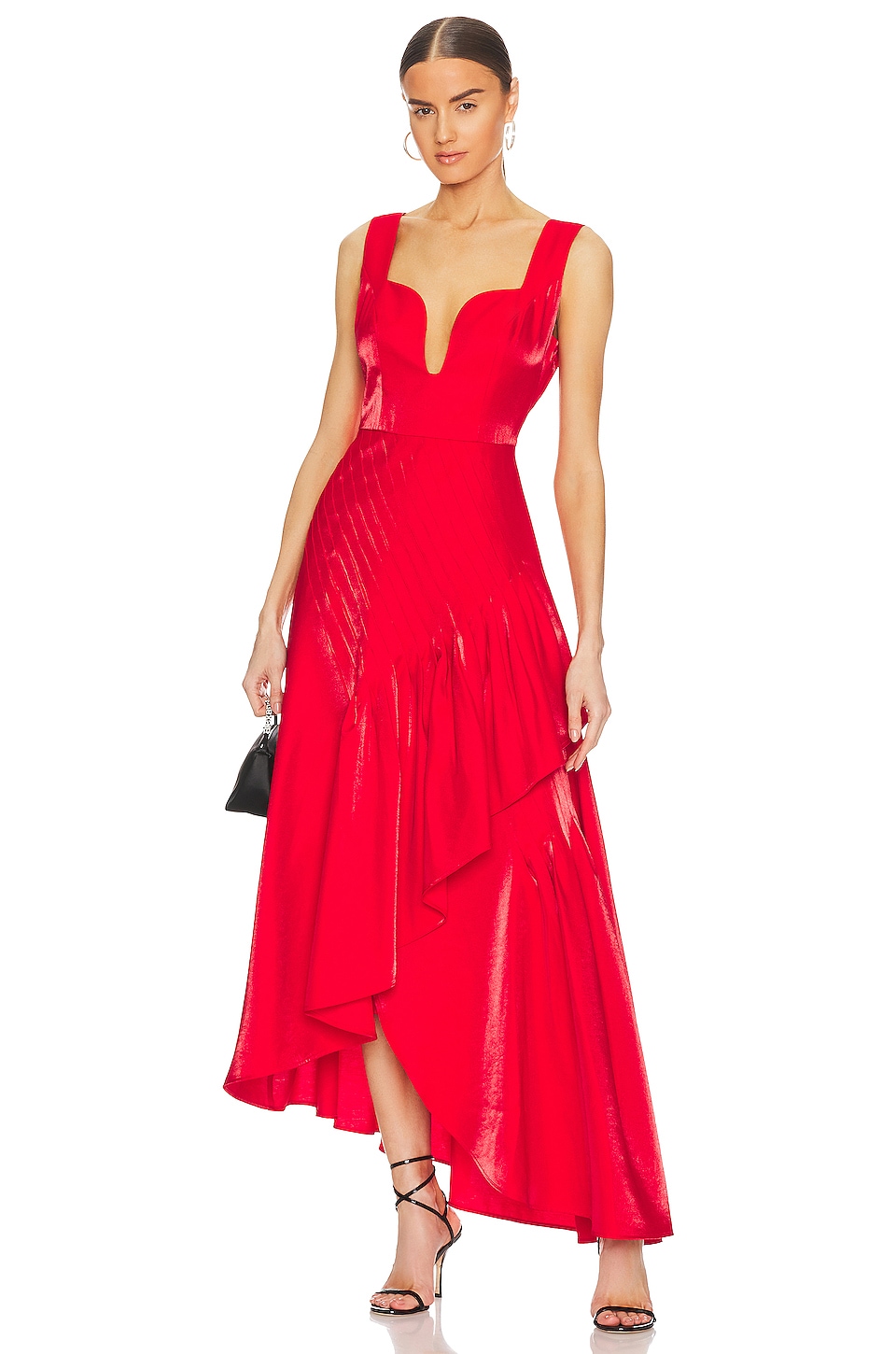 YAURA Anjola Dress in Red | REVOLVE