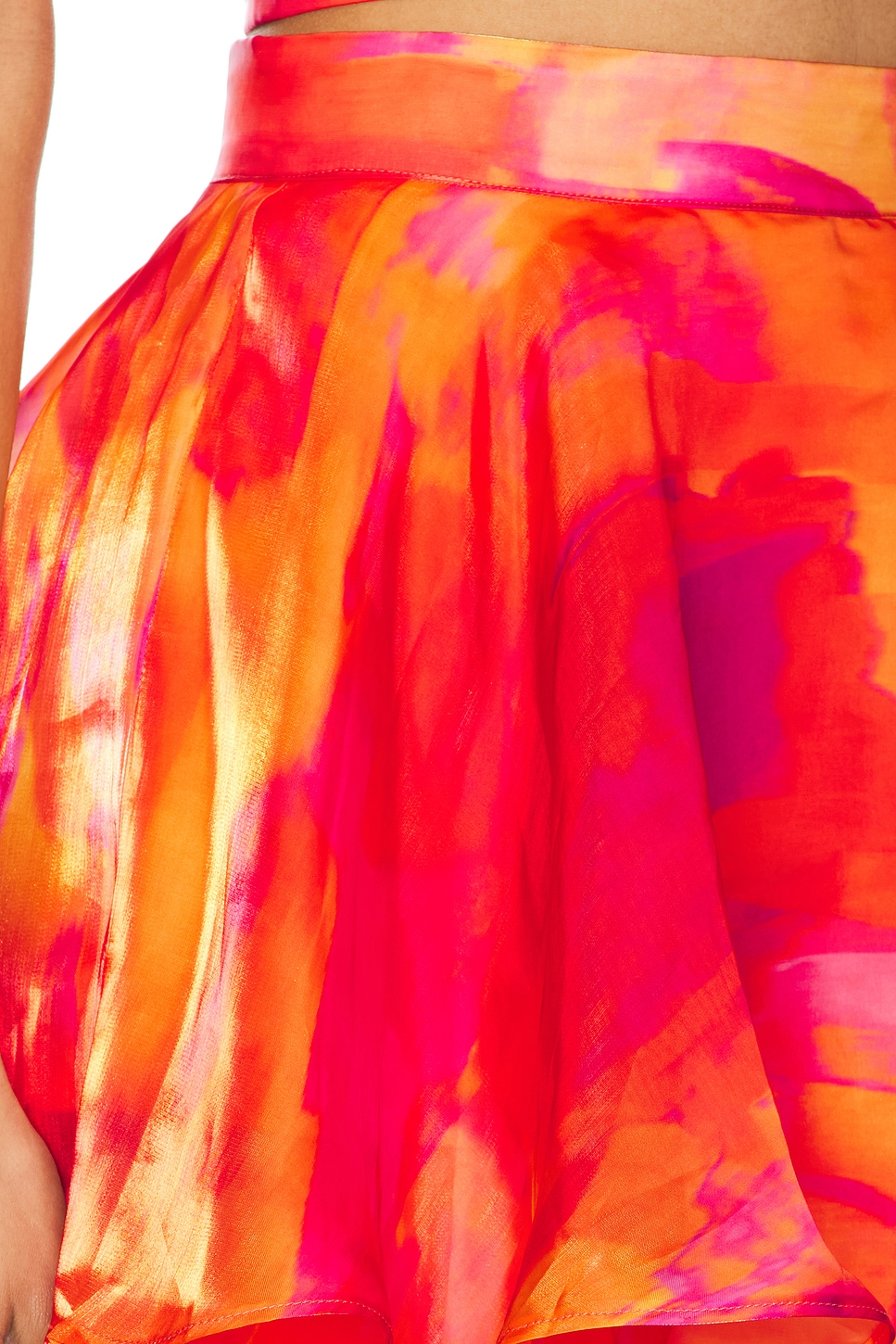 Faari Aquarelle Orange Skirt