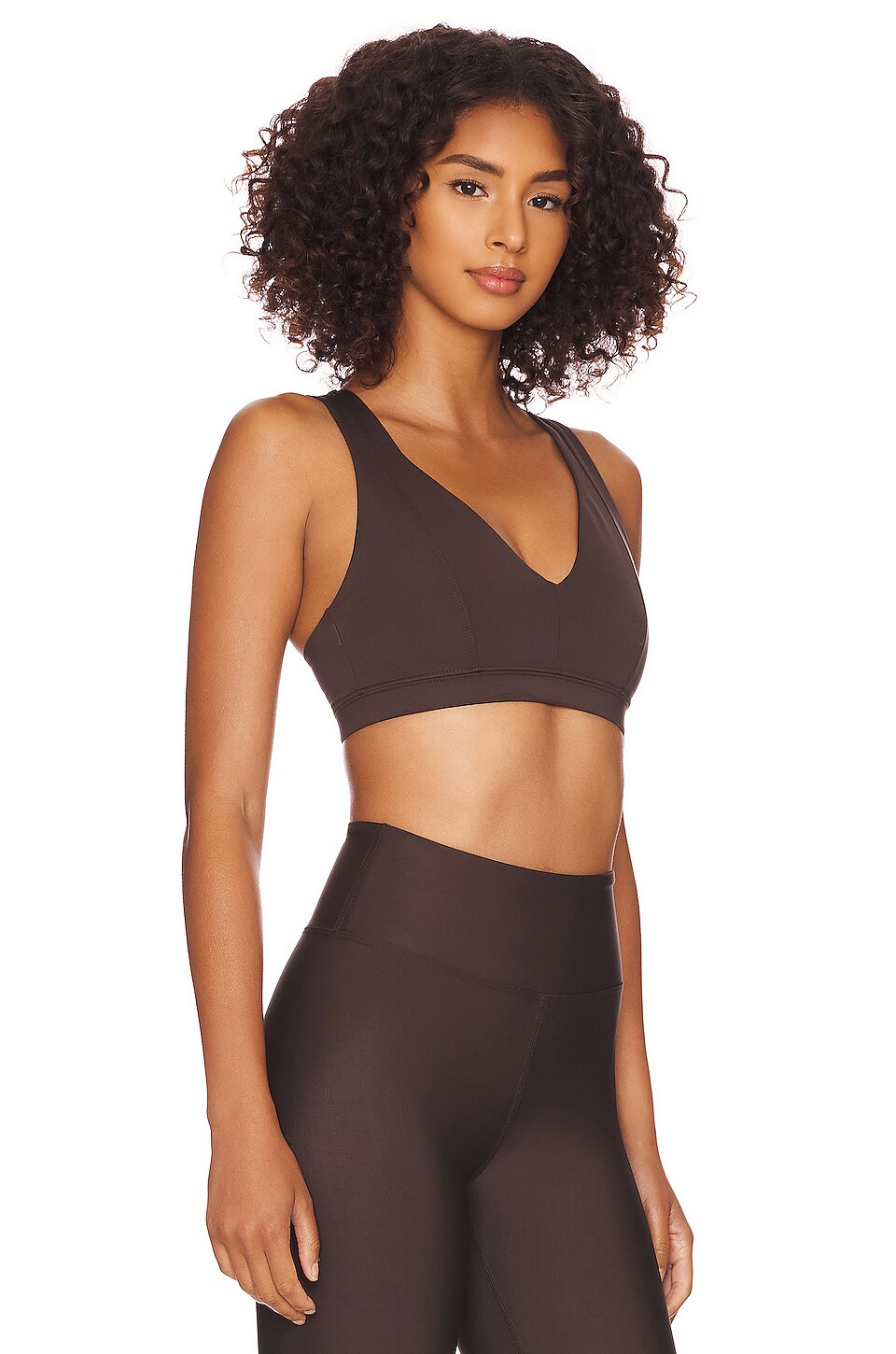 YEAR OF OURS Work Out Bra in Dark Oak