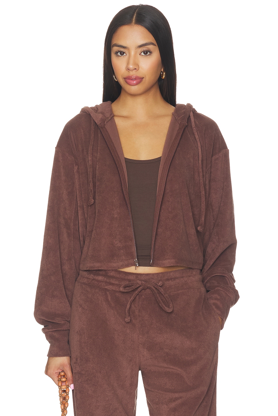 Terry Classic Zip Up Sweatshirt