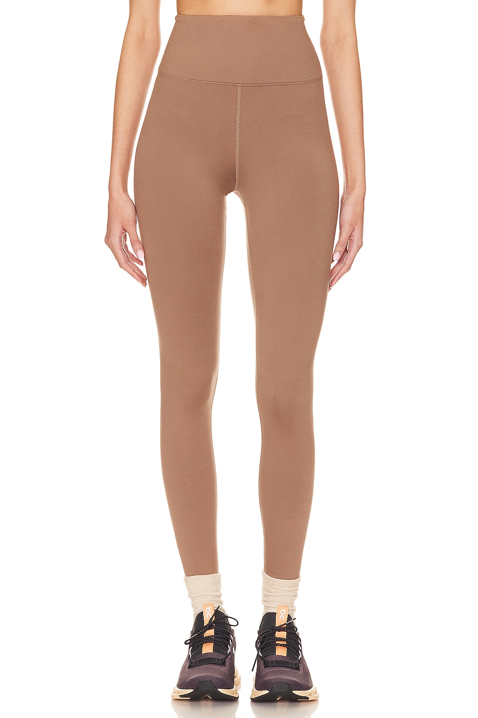 YEAR OF OURS Stretch Sculpt High Legging in Taupe