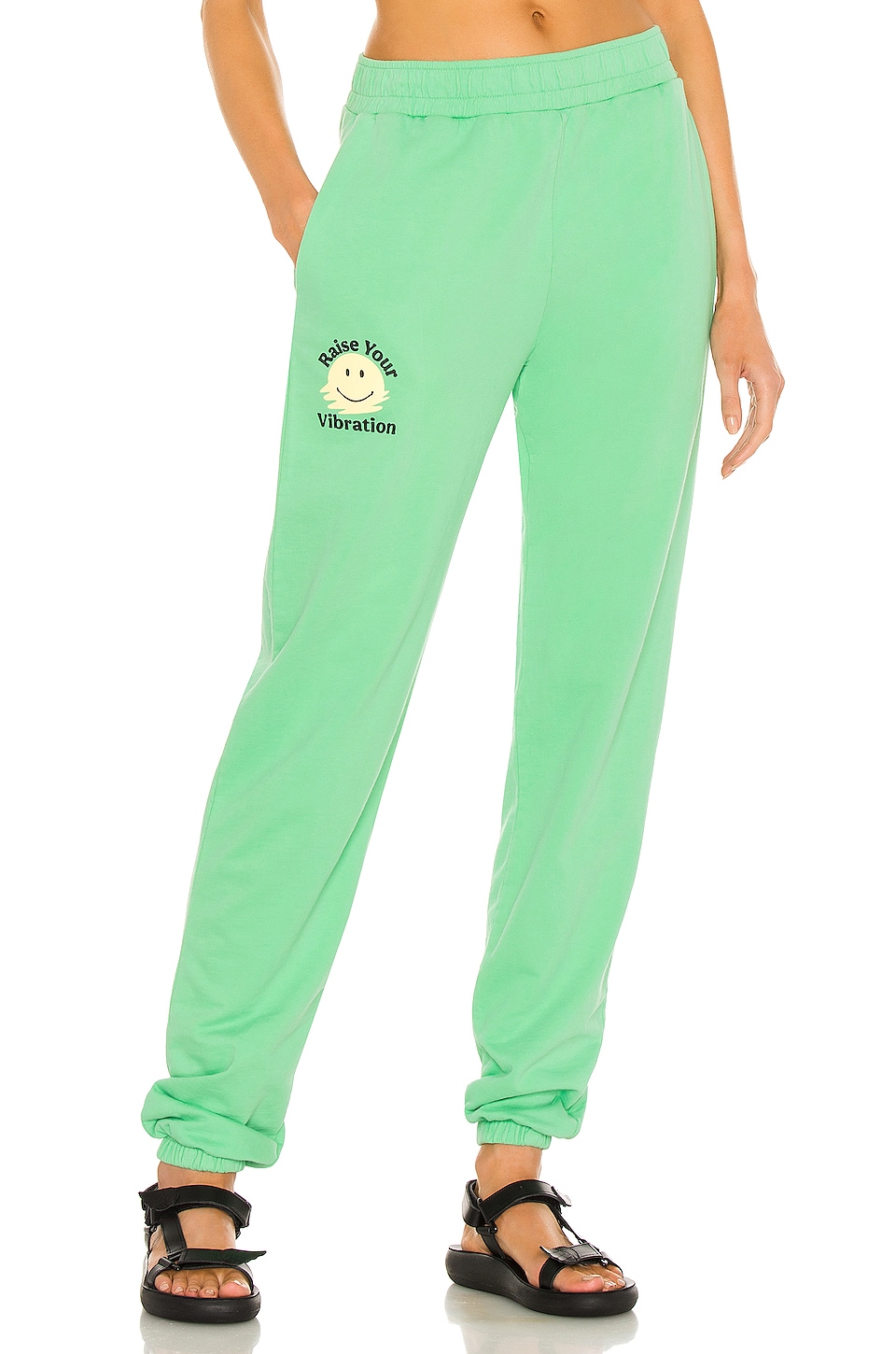 YEAR OF OURS Boyfriend Sweatpants in Green Vibes | REVOLVE