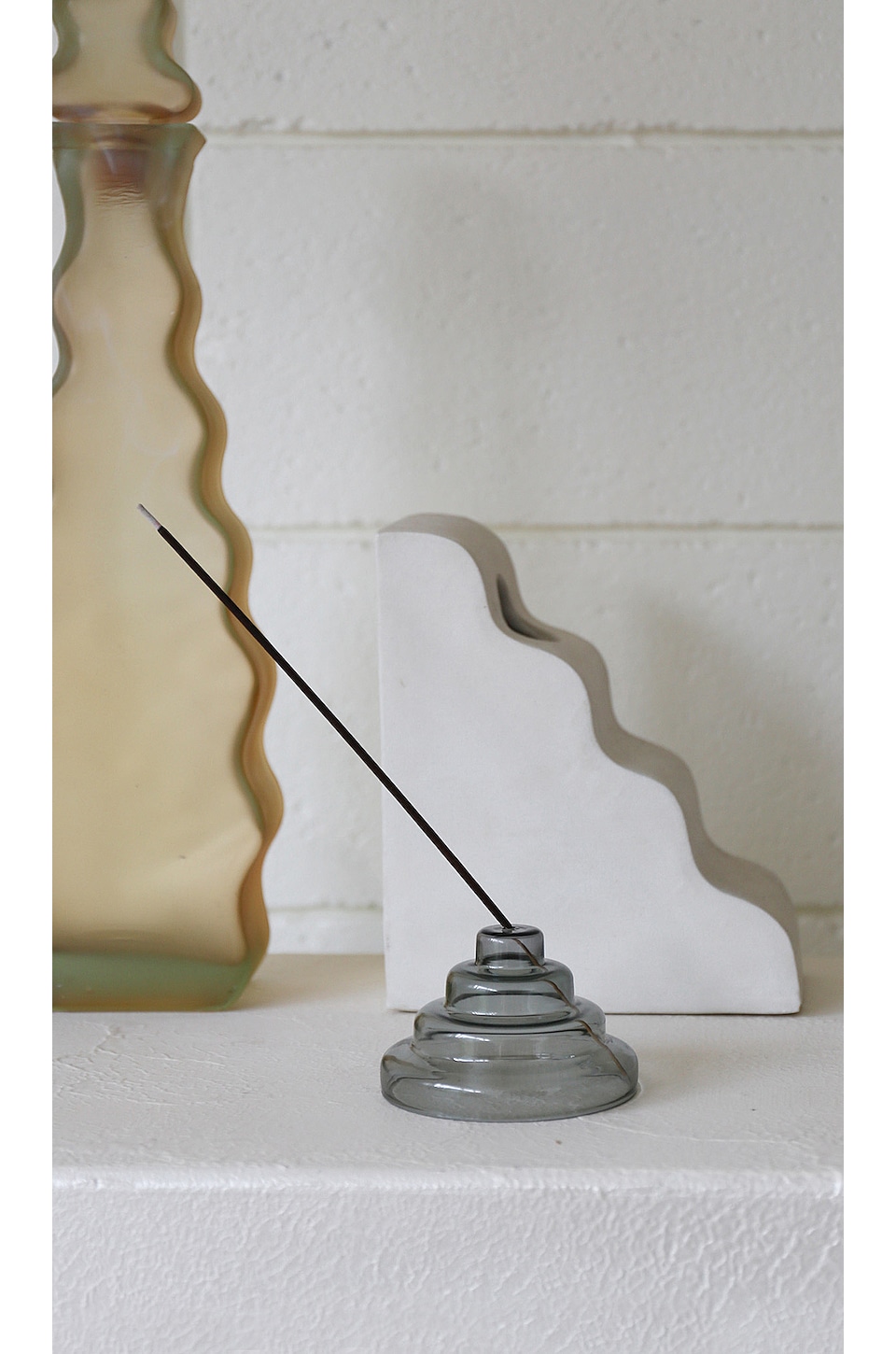 Glass Meso Incense Holder