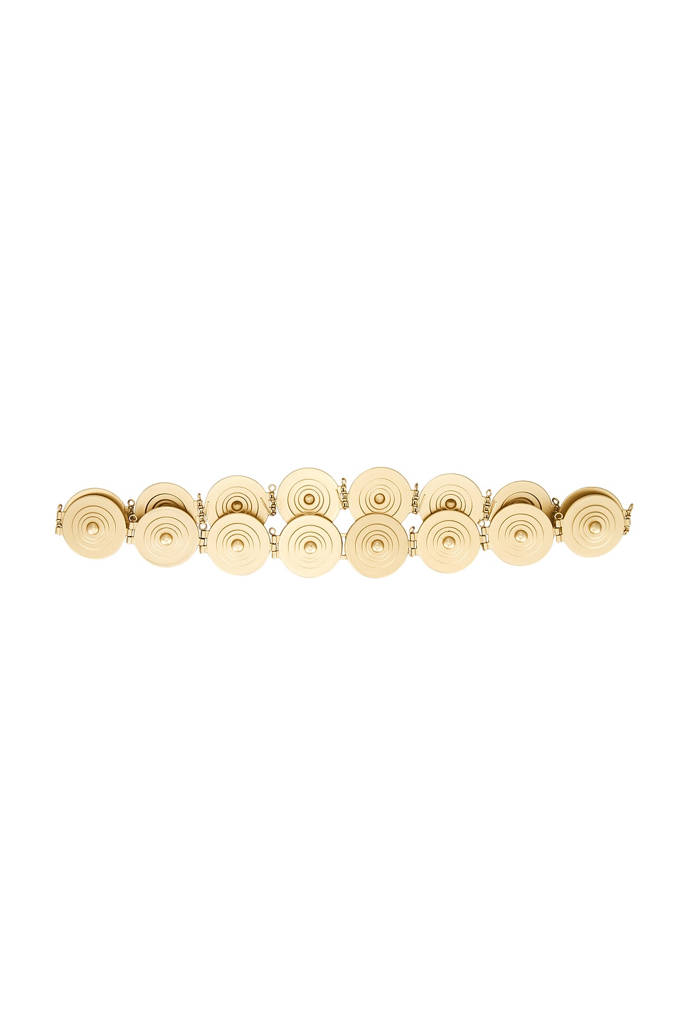YLLW THE LABEL Marbella Belt in Matte Gold One Size New Womens Chain MADELYN CHAIN BELT | B-low The Belt main image 3
